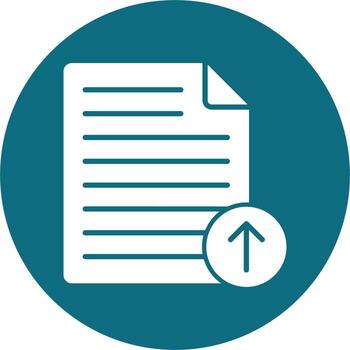 enviar archivo vector icono