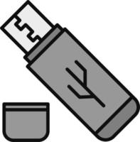 icono de vector de unidad usb