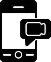 Video Chat   Vector Icon