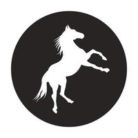 diseño de logotipo de caballo vector