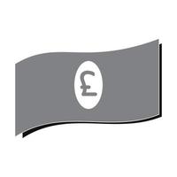 pound currency icon vector