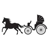 Carriage icon vector