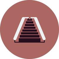 icono de vector de escalera mecánica