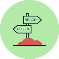 Beach Vector Icon