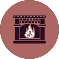 Fire place Vector Icon