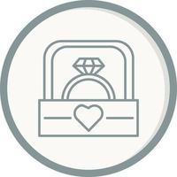 Wedding ring Vector Icon