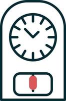 icono de vector de reloj