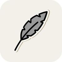 Feather Vector Icon Design