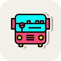 diseño de icono de vector alt de autobús