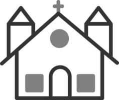 icono de vector de iglesia