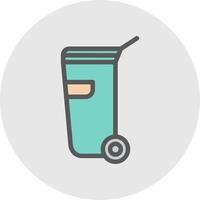 Dumpster Vector Icon Design