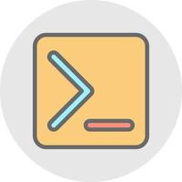 Terminal Vector Icon Design
