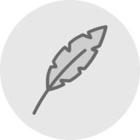 Feather Vector Icon Design