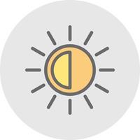 Brightness Vector Icon Design