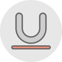 Underline Vector Icon Design