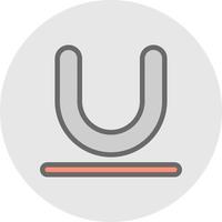 Underline Vector Icon Design