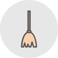 Broom Vector Icon Design