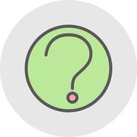Question Circle Vector Icon Design