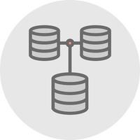 Database Vector Icon Design