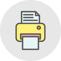 Print Vector Icon Design