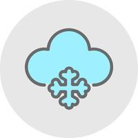 Snow Vector Icon Design