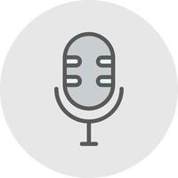 Microphone Alt Vector Icon Design
