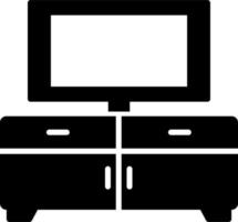 Tv Table Vector Icon