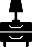 Lamp Table Vector Icon