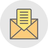 diseño de icono de vector de correo