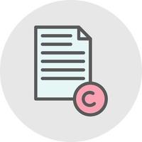 Copyright Vector Icon Design