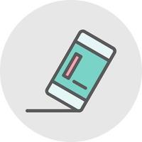 Eraser Vector Icon Design