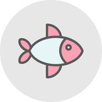 diseño de icono de vector de pescado