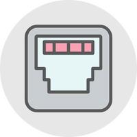 Ethernet Vector Icon Design