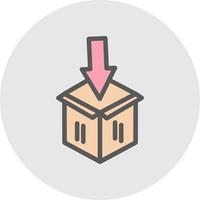 Box Open Vector Icon Design