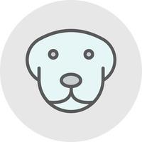 diseño de icono de vector de perro