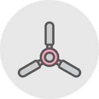 diseño de icono de vector de ventilador