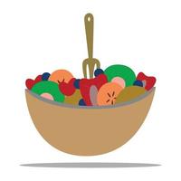 free food collection illustration vector