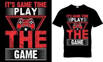 gaming t-shirt design. vector