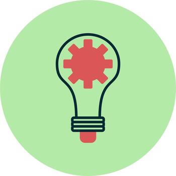 icono de vector de solución