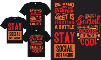 social actividad t camisa vector