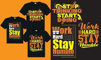 motivational t-shirt design premium vector