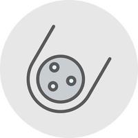 Meteor Vector Icon Design