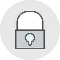 Lock Open Vector Icon Design