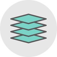 Layer Group Vector Icon Design
