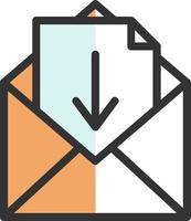 Inbox Vector Icon Design