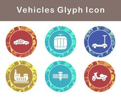 Vehicles Vector Icon Set