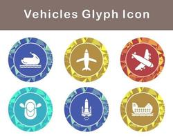 Vehicles Vector Icon Set