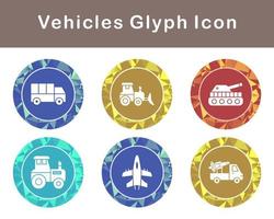 Vehicles Vector Icon Set