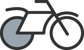 Motorcycle Vector Icon Design