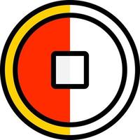 Stop Vector Icon Design